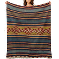 Navajo Blanket,southwestern Art,native American Art,indian Art,arizona,dessert,geometric Pattern,bow And Arrows,cowboys And Indi Anti-pilling Throw Blanket
