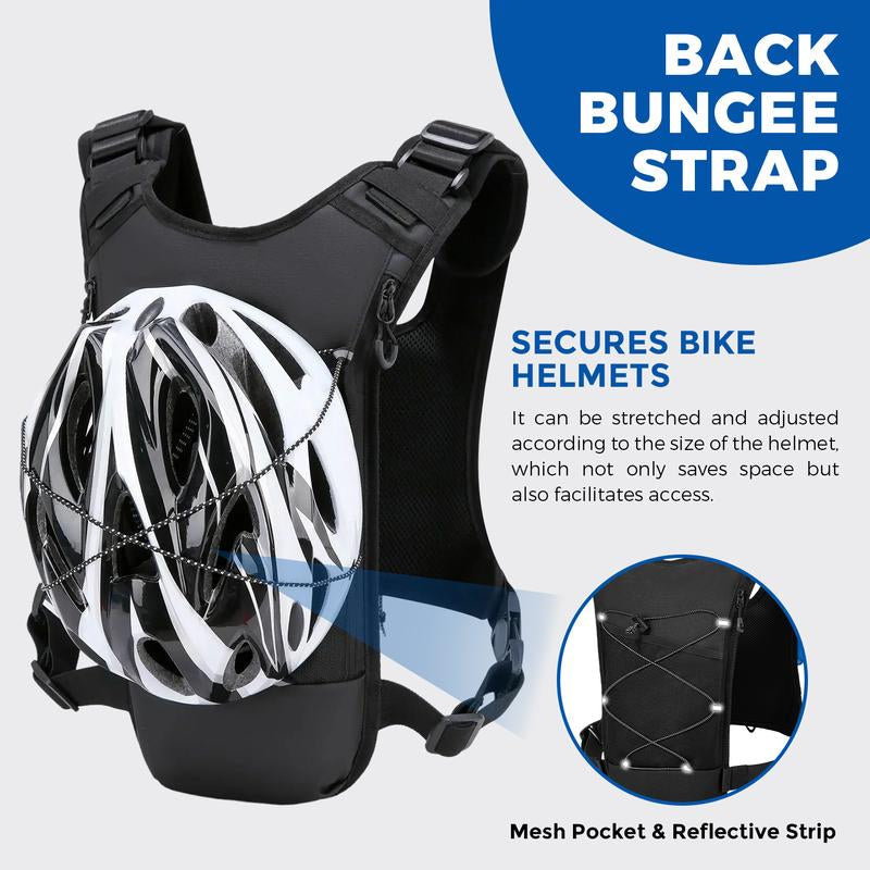 Hydration Vest Backpack 5L for Women and Men Lightweight  Pack with 2.0L Water Bladder Adjustable Straps for Marathon Trail Race Jogging Hiking and Climbing