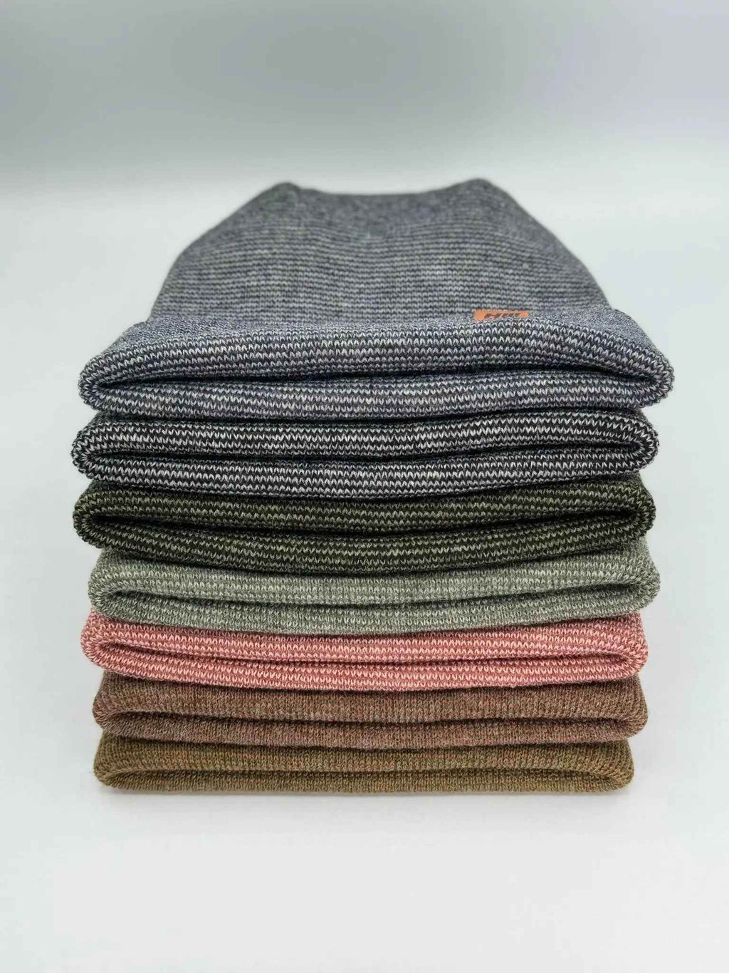 Haakwear H Stitch Fusion Cuffed Beanie / Hat (Patented Design) Black / Gray, Made in USA
