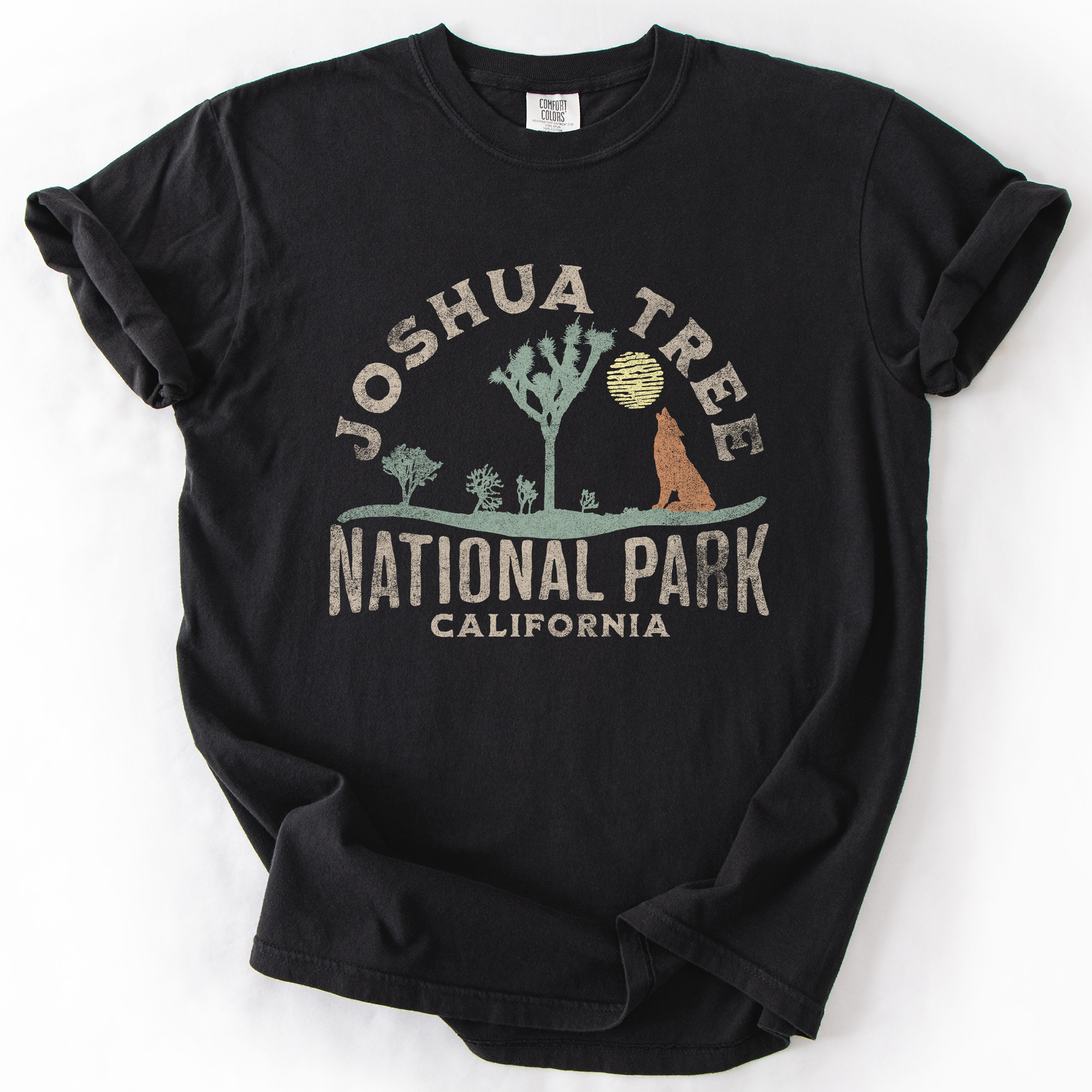 Joshua Tree National Park, California, Nature, Outdoors, Desert, Camping, Hiking, Comfort Colors T-Shirt