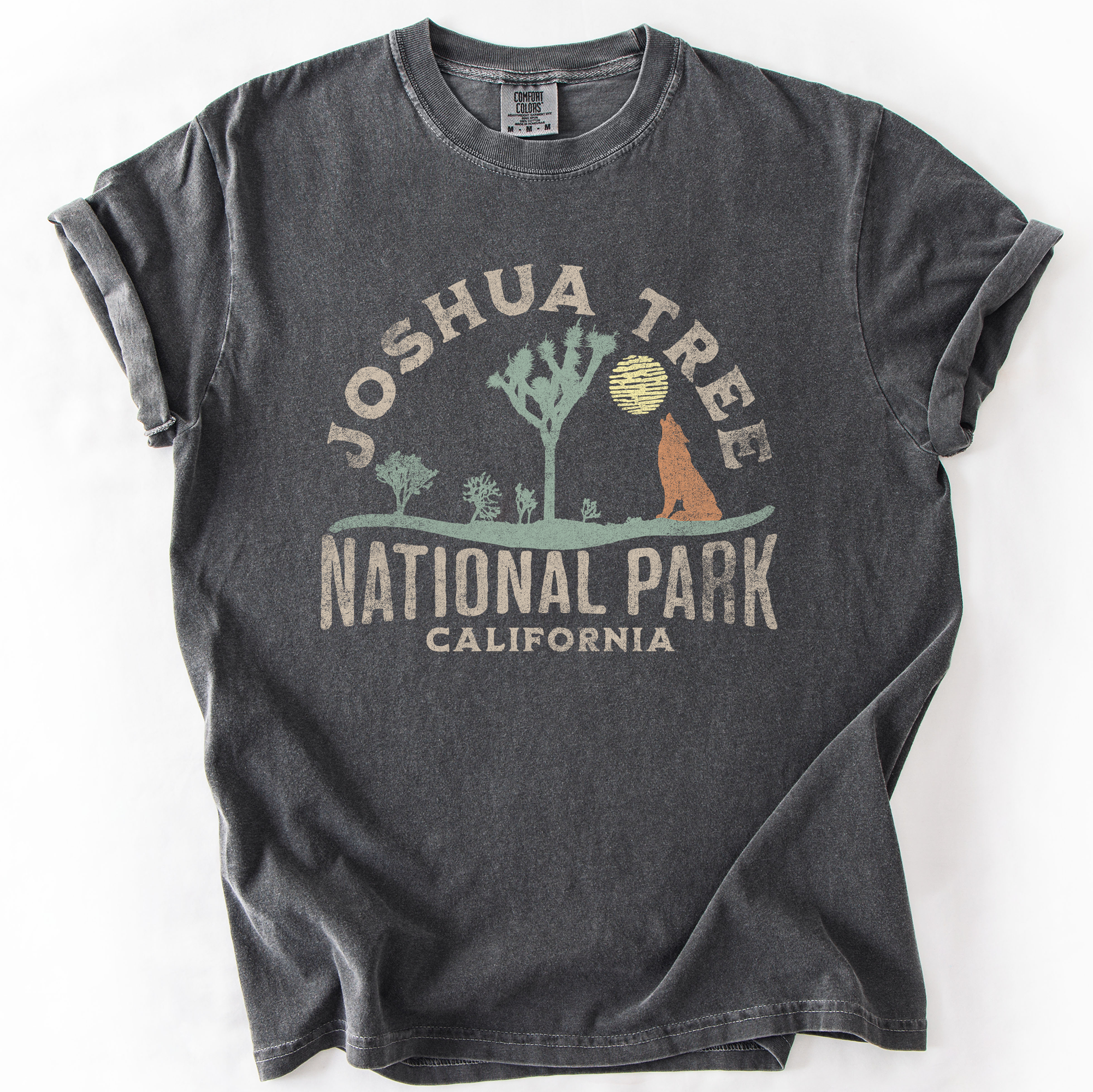 Joshua Tree National Park, California, Nature, Outdoors, Desert, Camping, Hiking, Comfort Colors T-Shirt