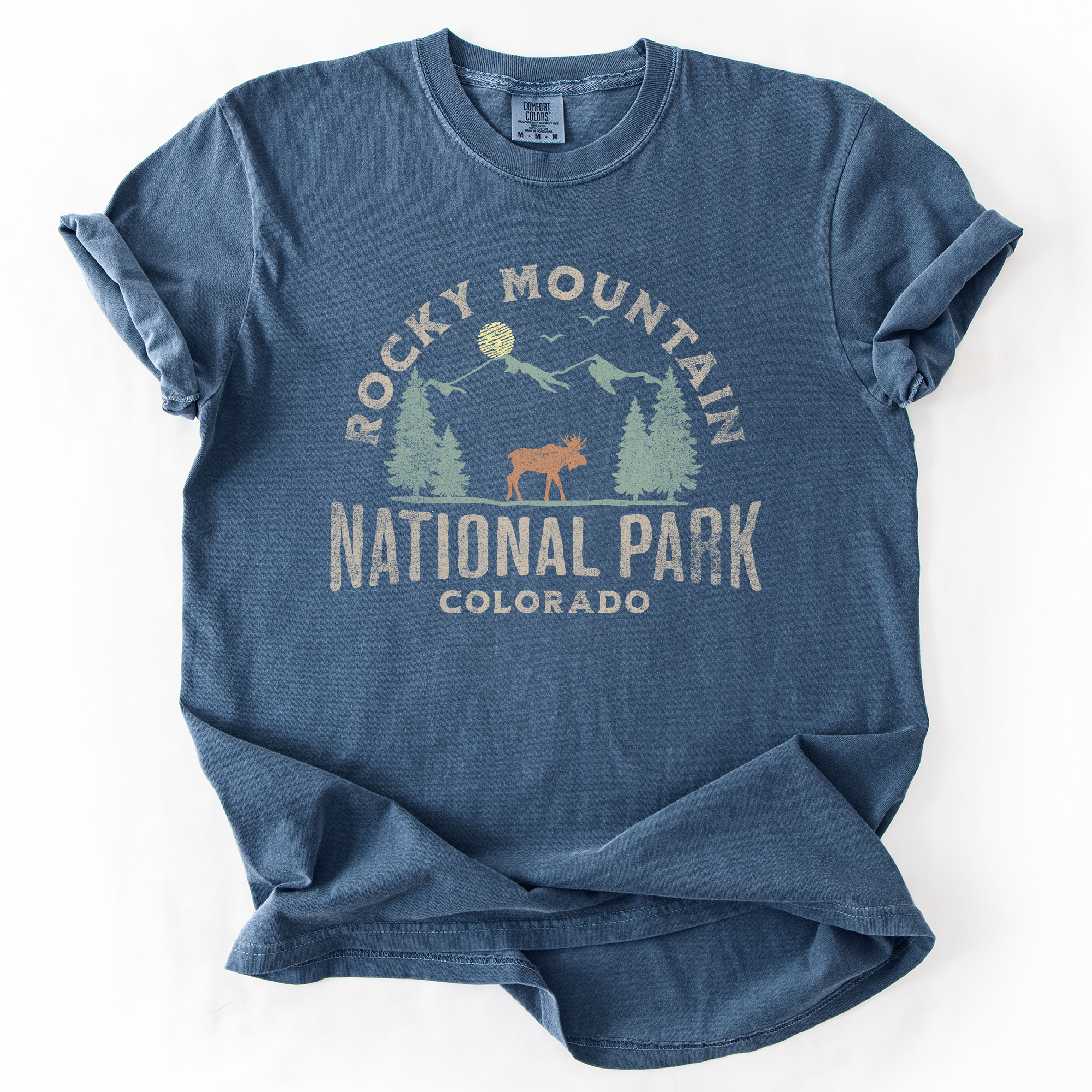 Rocky Mountain National Park, Nature, Outdoors, Camping, Hiking, Comfort Colors T-Shirt