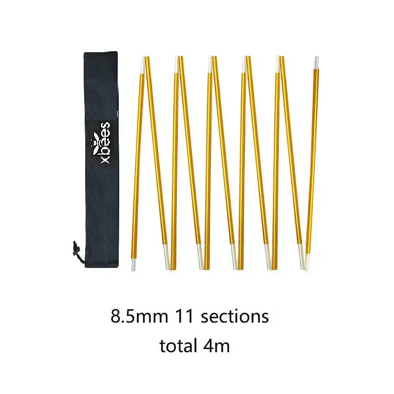 Camping Alloy Tent Poles DIY Tent Rod Skeleton 8.5mm 9.5mm 11mm