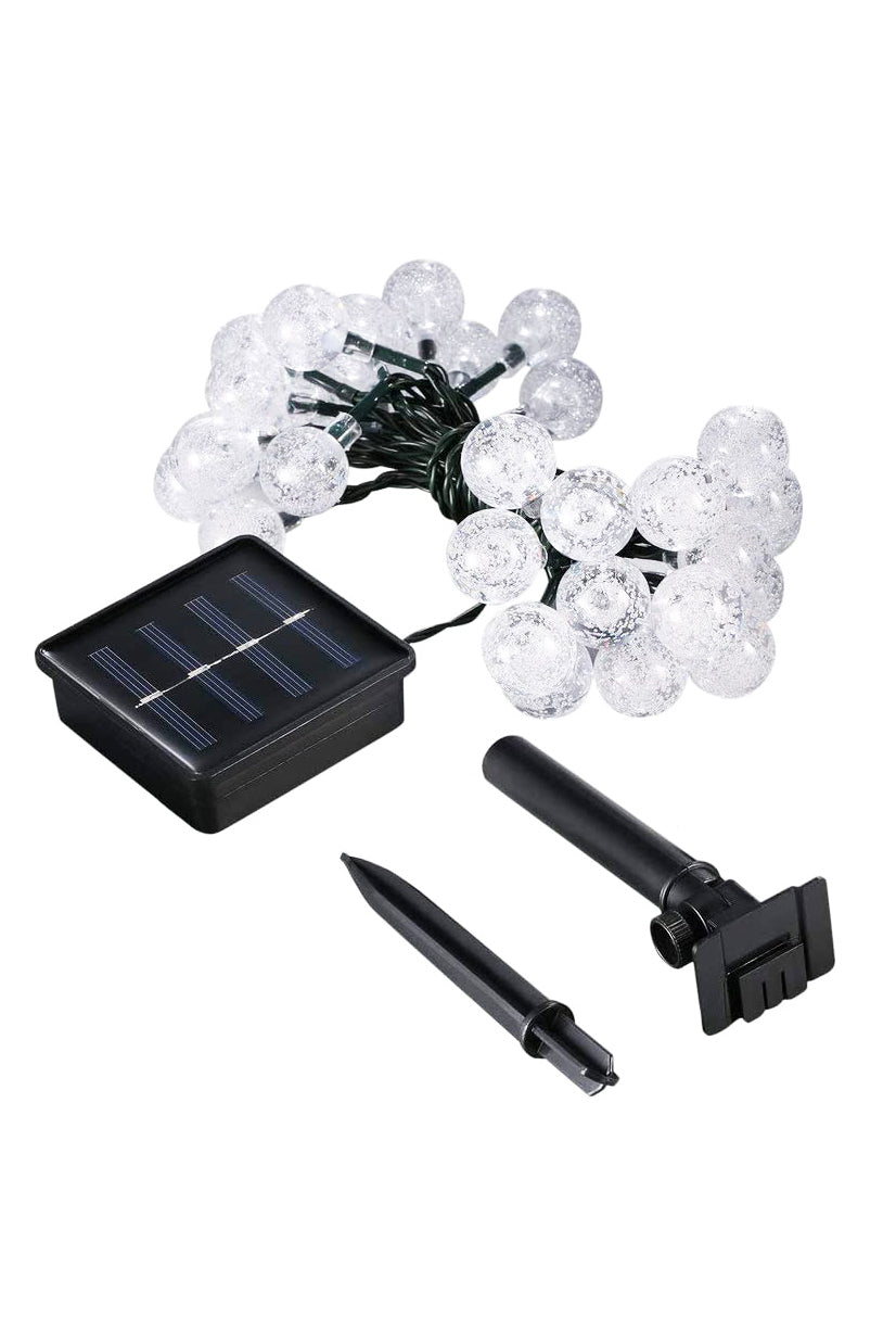 Crystal Globe Lights, Waterproof Solar Patio for Outdoor Camping