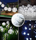 Crystal Globe Lights, Waterproof Solar Patio for Outdoor Camping