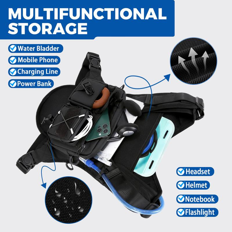 Hydration Vest Backpack 5L for Women and Men Lightweight  Pack with 2.0L Water Bladder Adjustable Straps for Marathon Trail Race Jogging Hiking and Climbing
