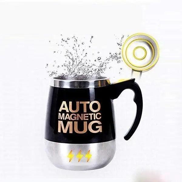 Stainless Steel Self Stirring Magnetic Mug Creative Coffee Mixing Cup Automatic Self Mixing & Spinning Cup Cute Christmas Birthday Gift Idea For Men And Women