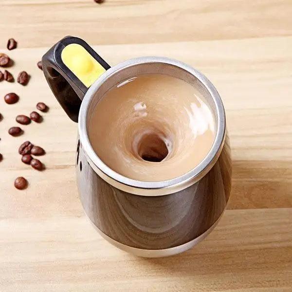 Stainless Steel Self Stirring Magnetic Mug Creative Coffee Mixing Cup Automatic Self Mixing & Spinning Cup Cute Christmas Birthday Gift Idea For Men And Women