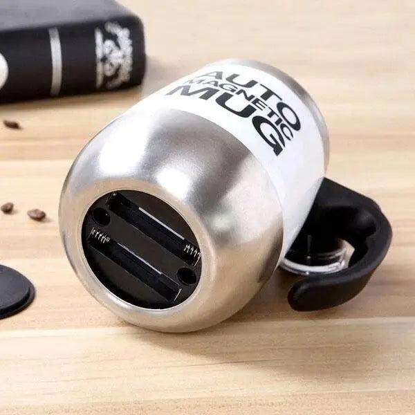 Stainless Steel Self Stirring Magnetic Mug Creative Coffee Mixing Cup Automatic Self Mixing & Spinning Cup Cute Christmas Birthday Gift Idea For Men And Women
