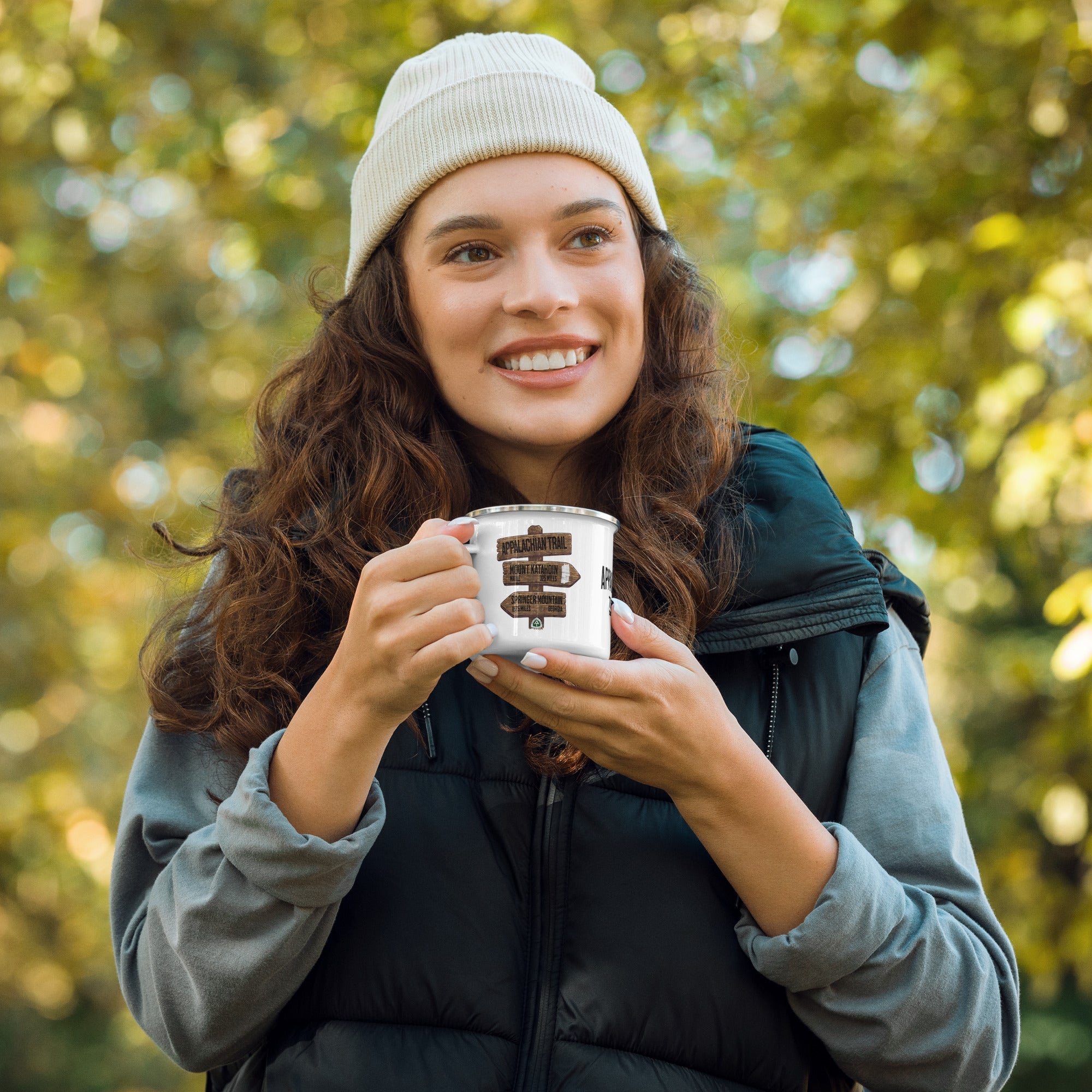 Appalachian Trail Camp Mug Mileage  Sign