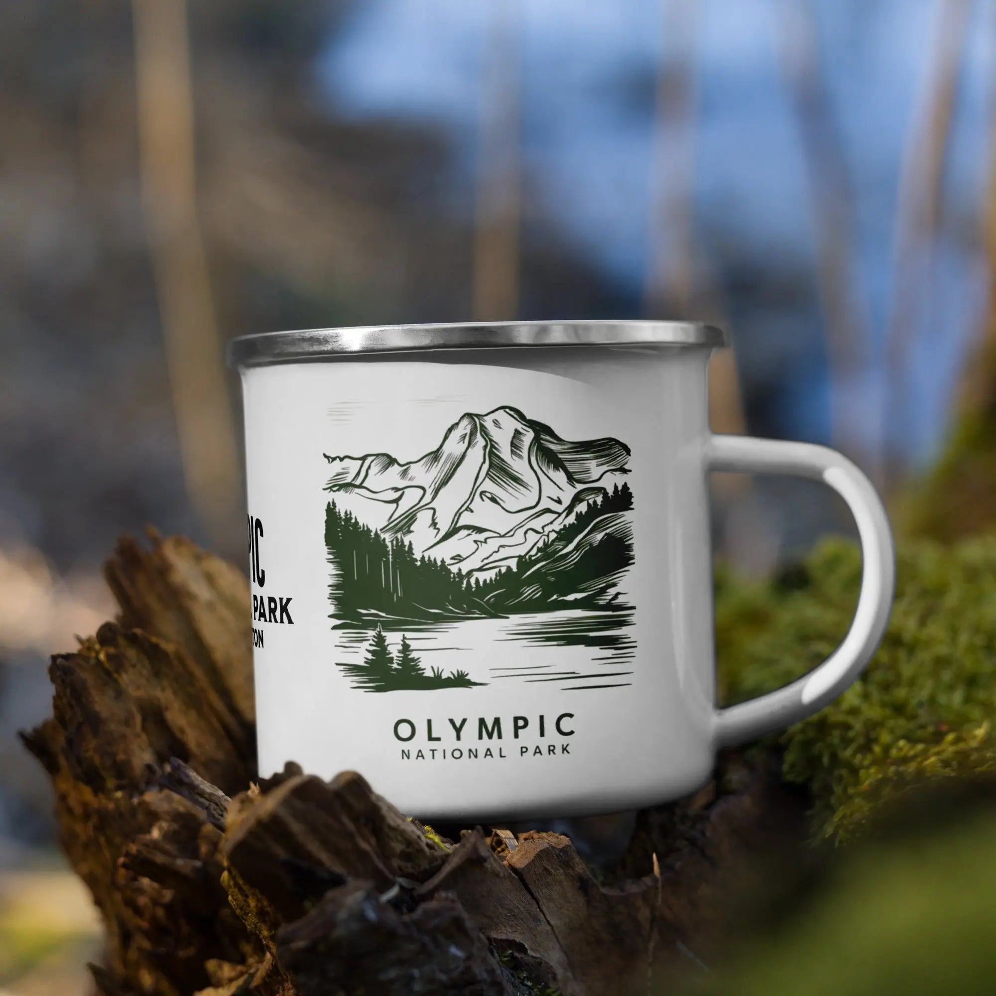 Olympic National Park Durable Enamel Camp Mug