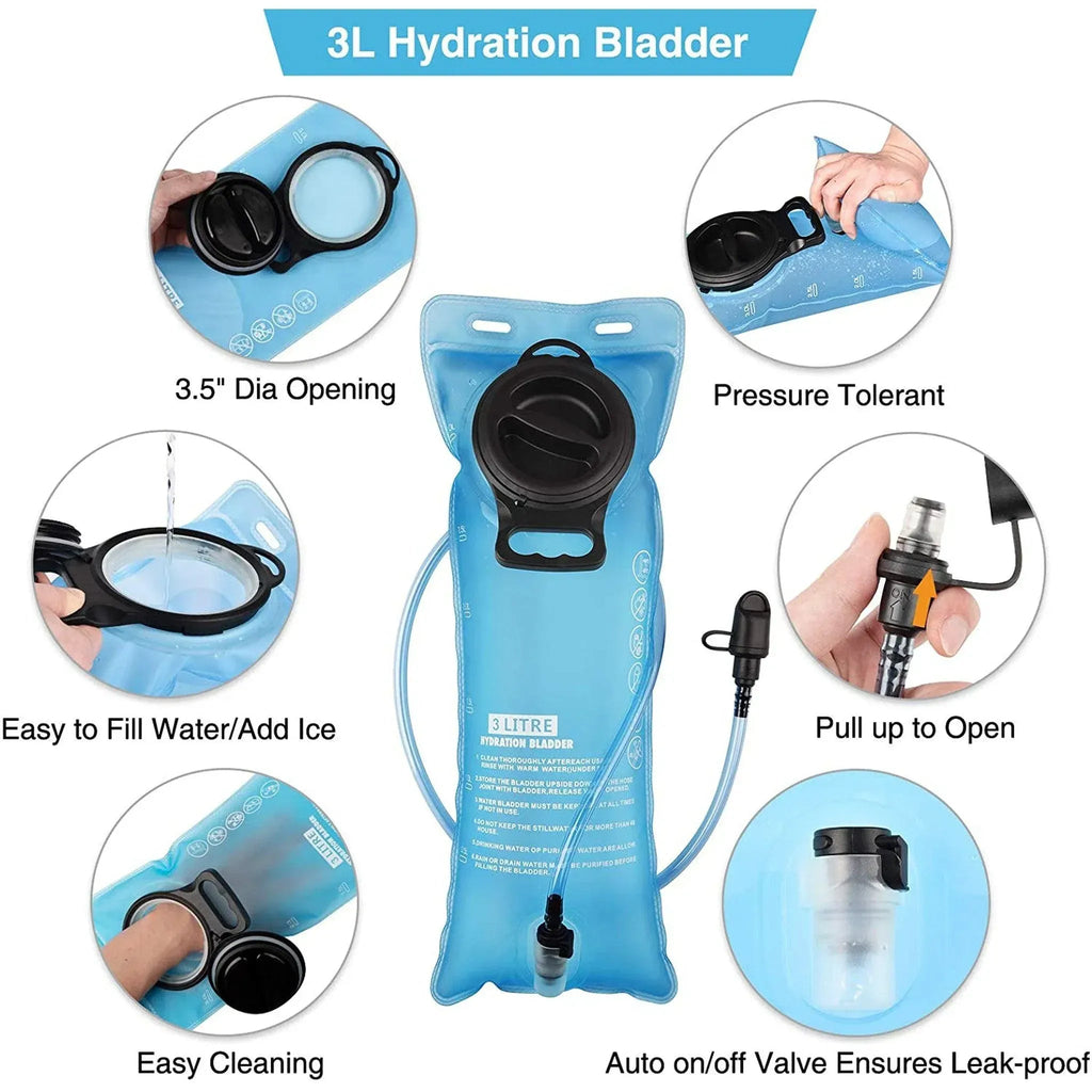 18" Tactical Hydration Backpack – Rugged & Hydrated